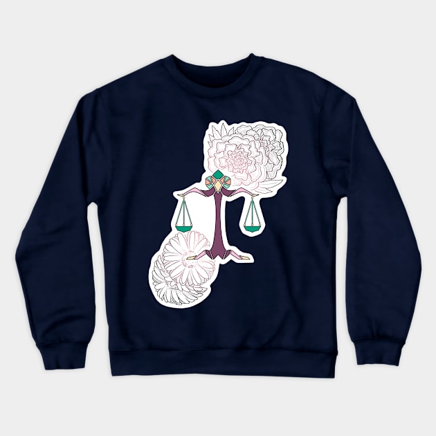 Libra Crewneck Sweatshirt by ErithEl